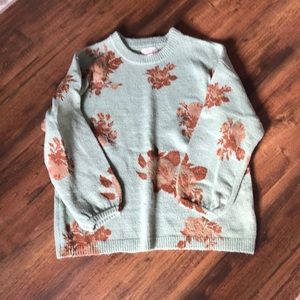 Balloon sleeve sweater